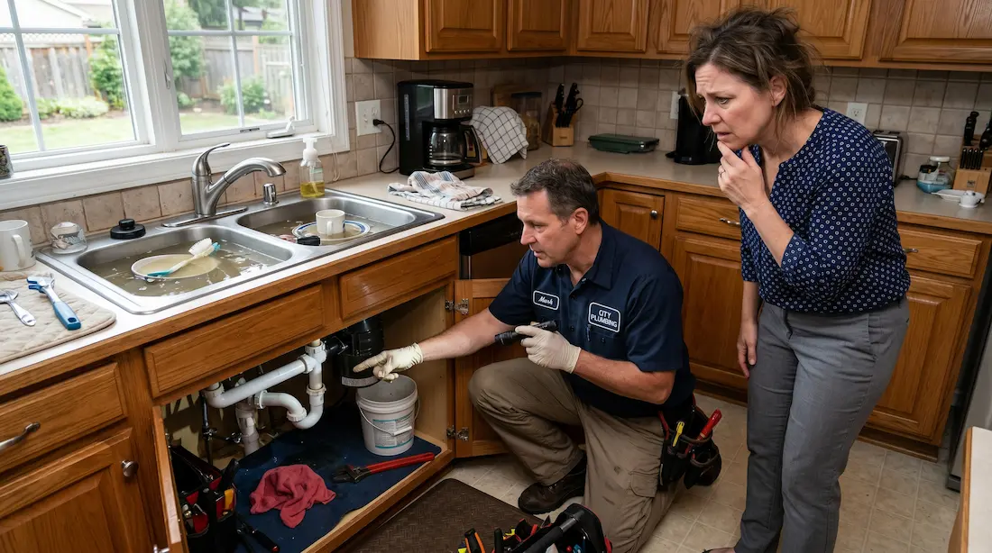 Professional drain cleaning near me service in Abilene TX kitchen